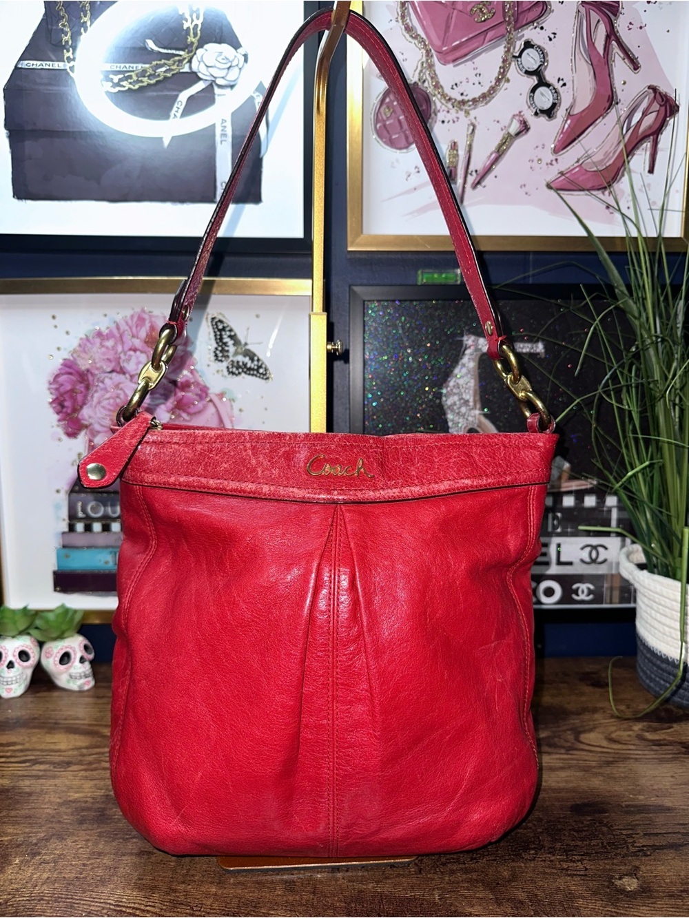 Coach  2013 Ashley leather hobo bag